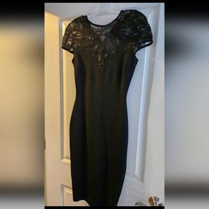 Windsor  Elegant Black Lace Dress
